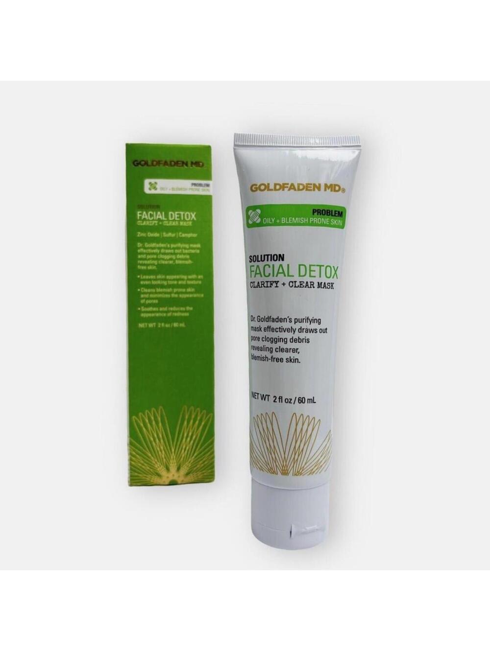Goldfaden MD Facial Detox Clarify + Clear Mask Oily Blemish Prone Skin 15ml